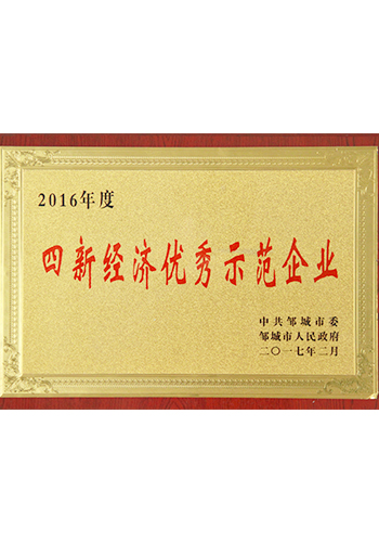 2016年度四新经济优秀示范企业