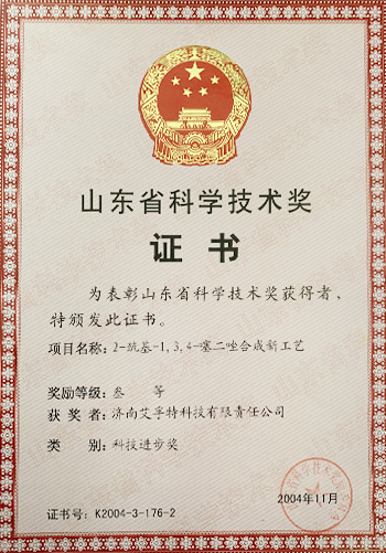 2004.11山东省科技进步三等奖